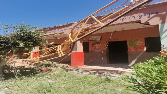 سقوط رافعة حديدية يوم عطلة يجنب وقوع “كارثة” وسط مدرسة في مراكش