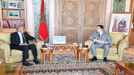 وزير الشؤون الخارجية والتعاون السيد بوريطة يجري محادثات مع رئيس الجمعية الوطنية الموريتانية