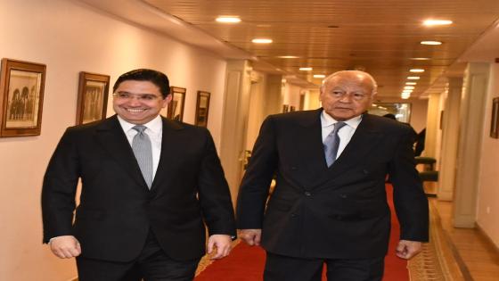 السيد ناصر بوريطة يتباحث بالقاهرة مع الامين العام للجامعة العربية