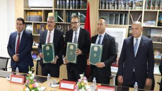 توقيع إتفاقية شراكة بشأن التعاون والتنسيق في مجال تدعيم الخدمات الاجتماعية المقدمة لموظفي الشرطة على مستوى النفوذ الترابي لولاية أمن وجدة.