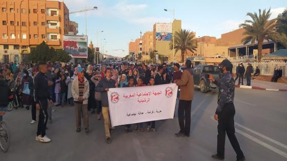 احتجاجات في الرشيدية ضد غلاء الاسعار