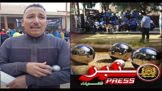 الكرة الحديدية تعود للميدان.كلمة السيد: *بوجمعة كروج* عضو الجامعة الملكية المغربية ورئيس عصبة الشرق.